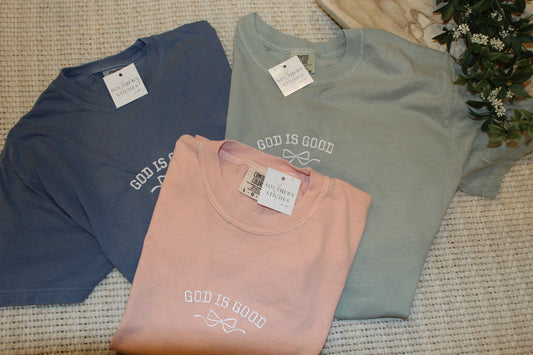 God is Good with Bow T-Shirt