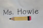 Teacher Personalized Pencil T-Shirt or Sweatshirt