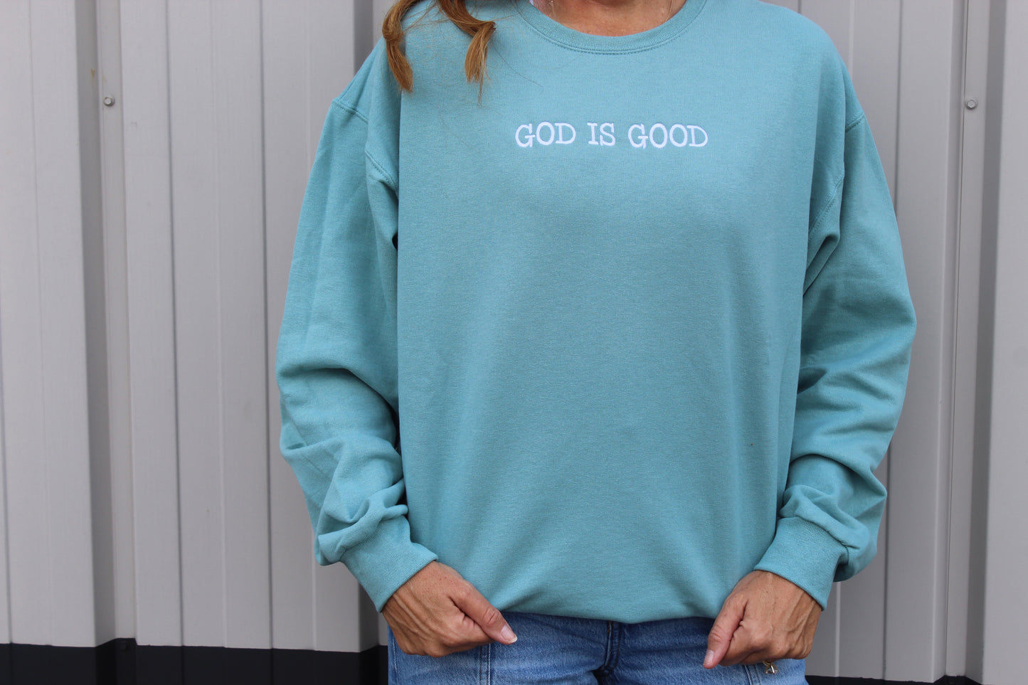 God is Good Crewneck Sweatshirt