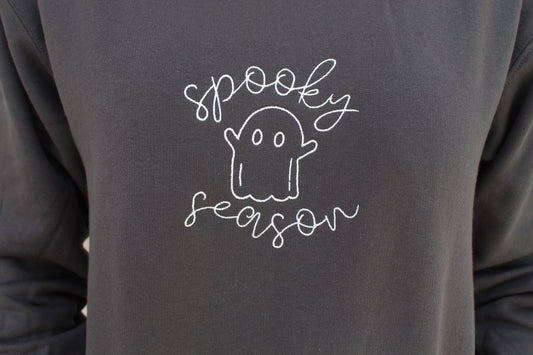 Spooky Season with Ghost Sweatshirt
